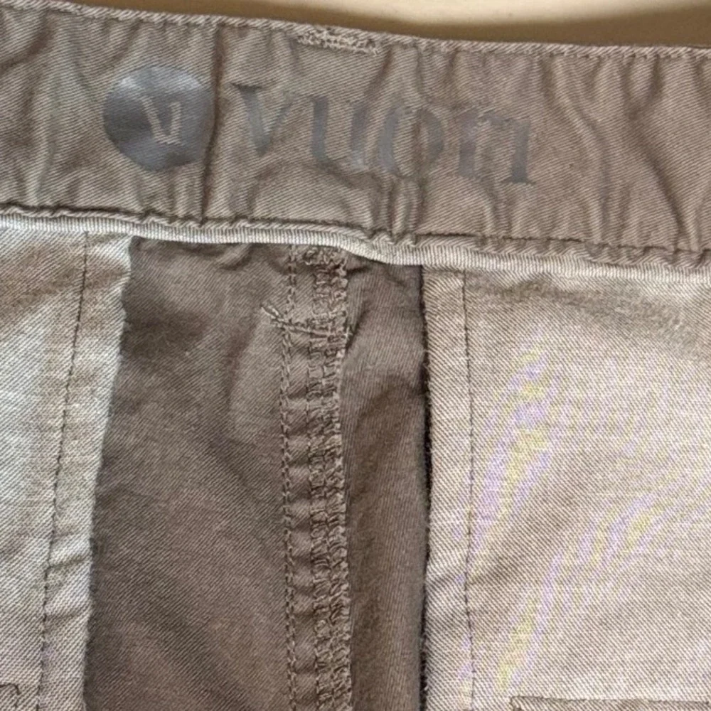 Vuori Meta Pant Men 36 Warm Grey Tech Chino Performance‎ Slim Straight Trousers